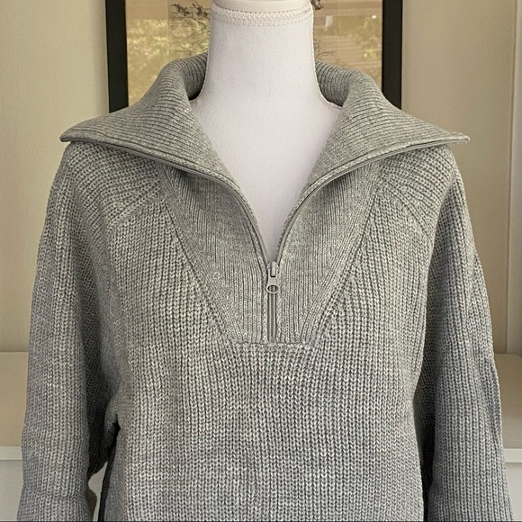 WAYF Nelle Half Zip Pullover - Picture 3 of 16